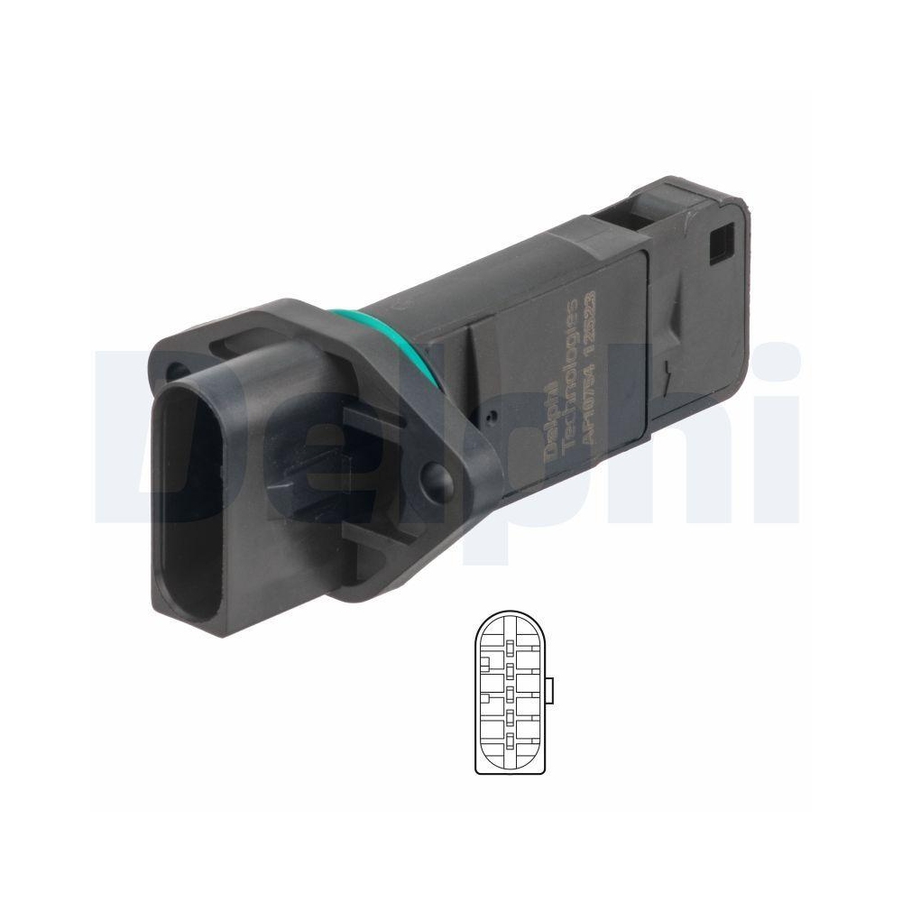 DELPHI AF10754-12B1 Luftmassenmesser f&uuml;r AUDI VW