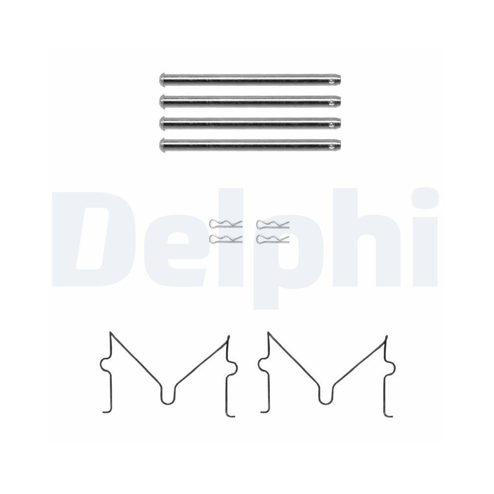 DELPHI LX0691 Zubeh&ouml;rsatz, Scheibenbremsbelag f&uuml;r, Vorderachse