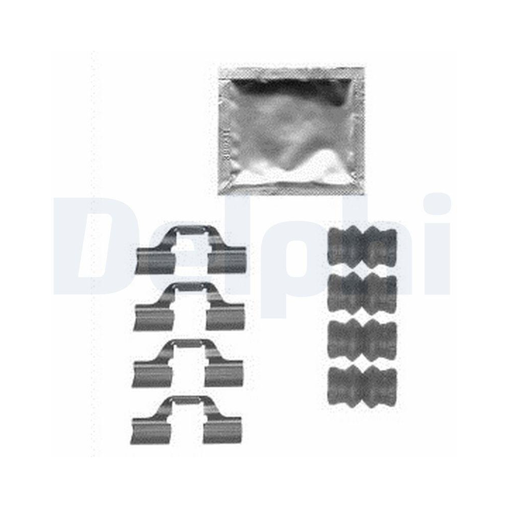 DELPHI LX0567 Zubeh&ouml;rsatz, Scheibenbremsbelag f&uuml;r, Hinterachse