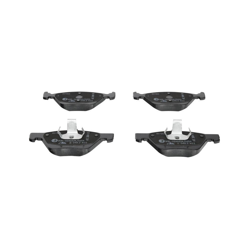 Bremsbelagsatz, Scheibenbremse ATE 13.0460-7203.2 f&uuml;r MERCEDES-BENZ, Vorderachse