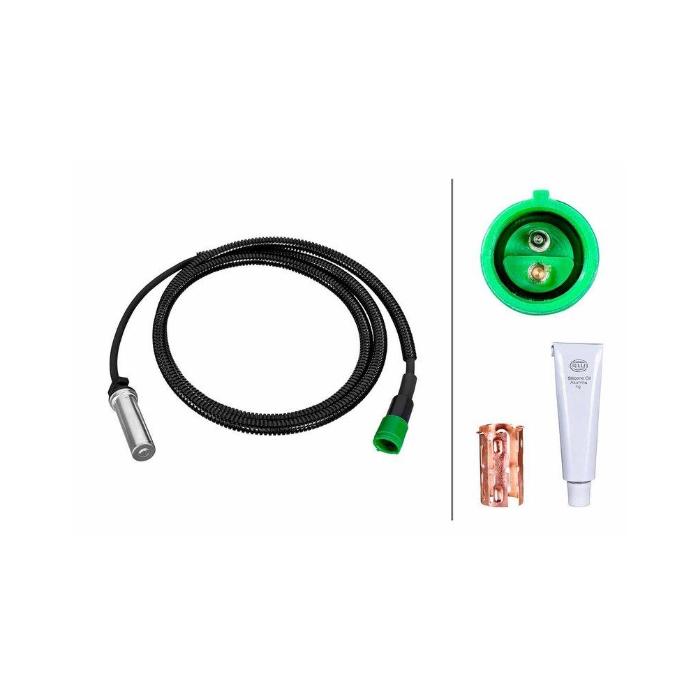 HELLA Sensor, Raddrehzahl 6PU 230 052-531 f&uuml;r SCANIA, Hinterachse