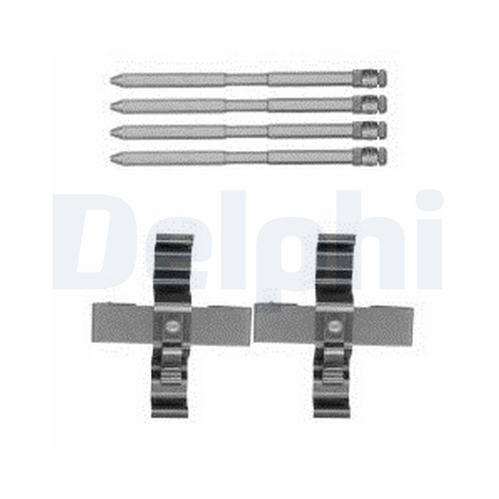 DELPHI LX0569 Zubeh&ouml;rsatz, Scheibenbremsbelag f&uuml;r VW, Hinterachse