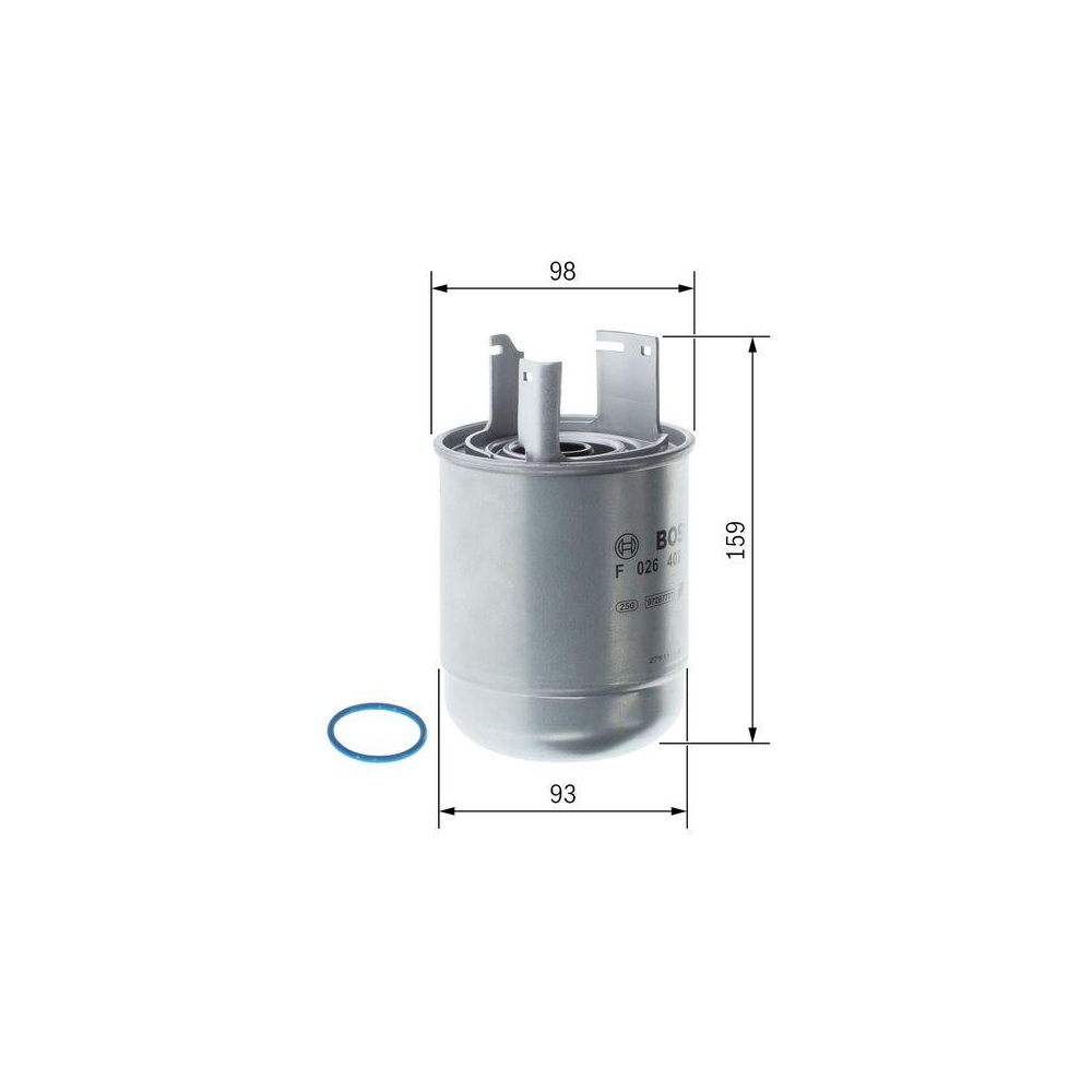 Kraftstofffilter BOSCH F 026 402 289 f&uuml;r NISSAN RENAULT
