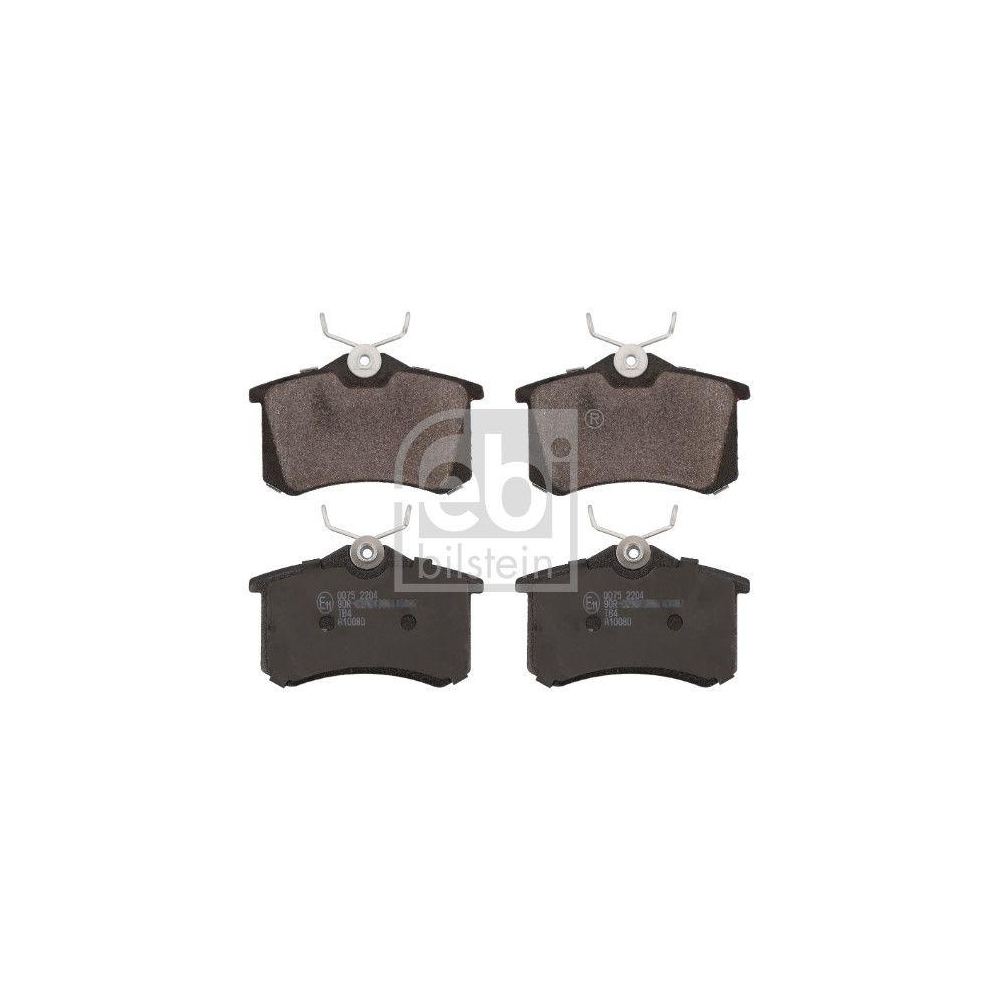 Bremsbelagsatz, Scheibenbremse FEBI BILSTEIN 16488 für AUDI CITROËN FIAT FORD MG