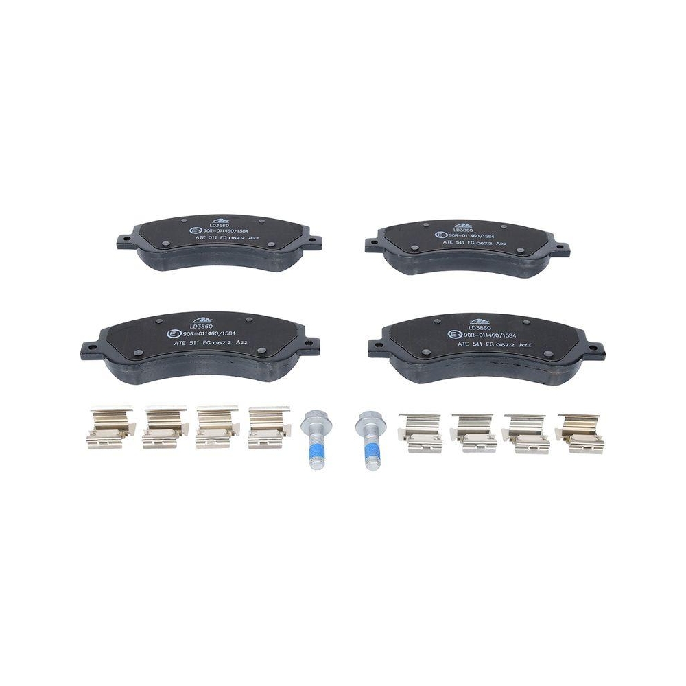 Bremsbelagsatz, Scheibenbremse ATE 13.0470-3860.2 ATE Ceramic f&uuml;r VAG