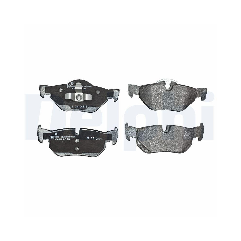 DELPHI LP3618 Bremsbelagsatz, Scheibenbremse f&uuml;r BMW BMW (BRILLIANCE)