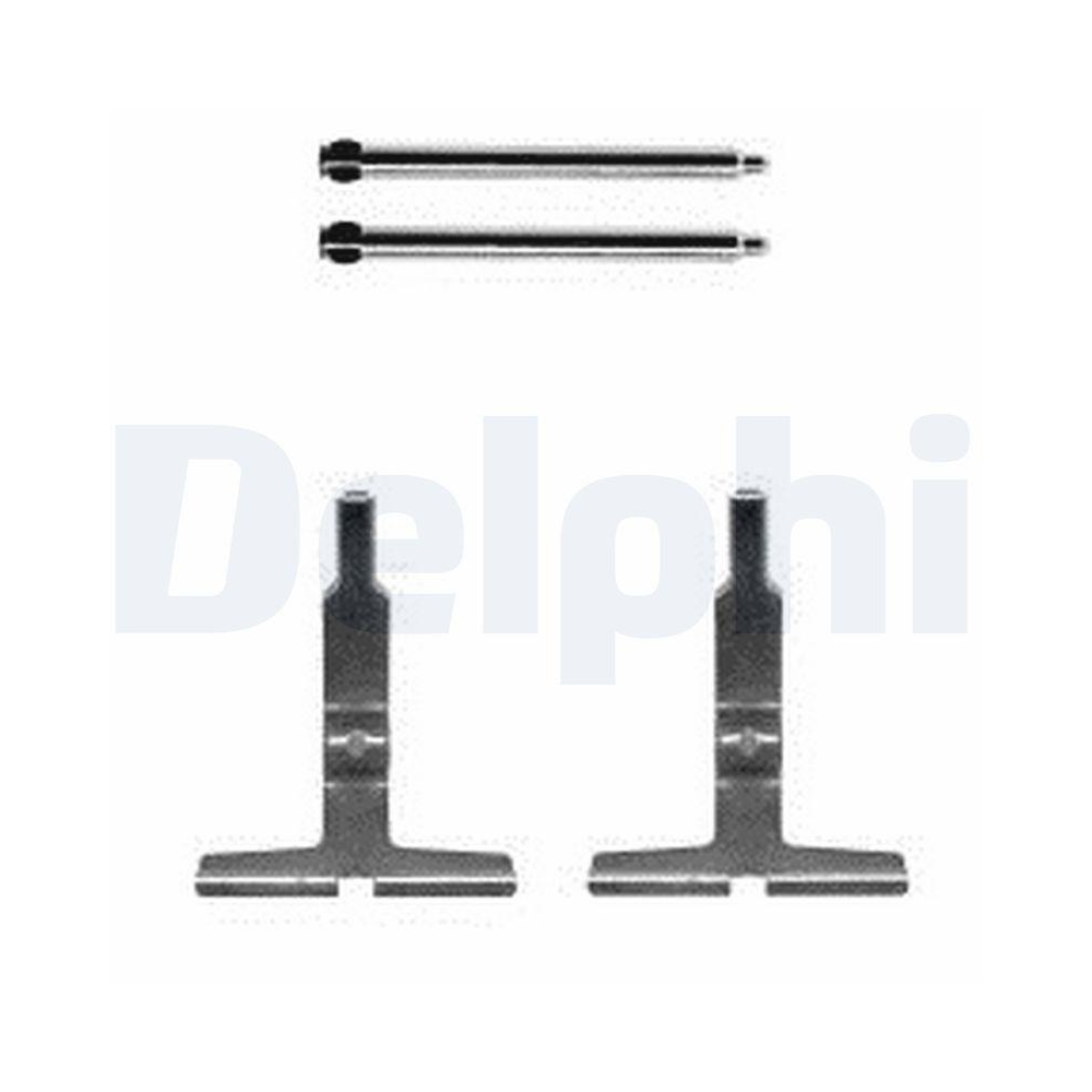 DELPHI LX0570 Zubeh&ouml;rsatz, Scheibenbremsbelag f&uuml;r MERCEDES-BENZ, Hinterachse