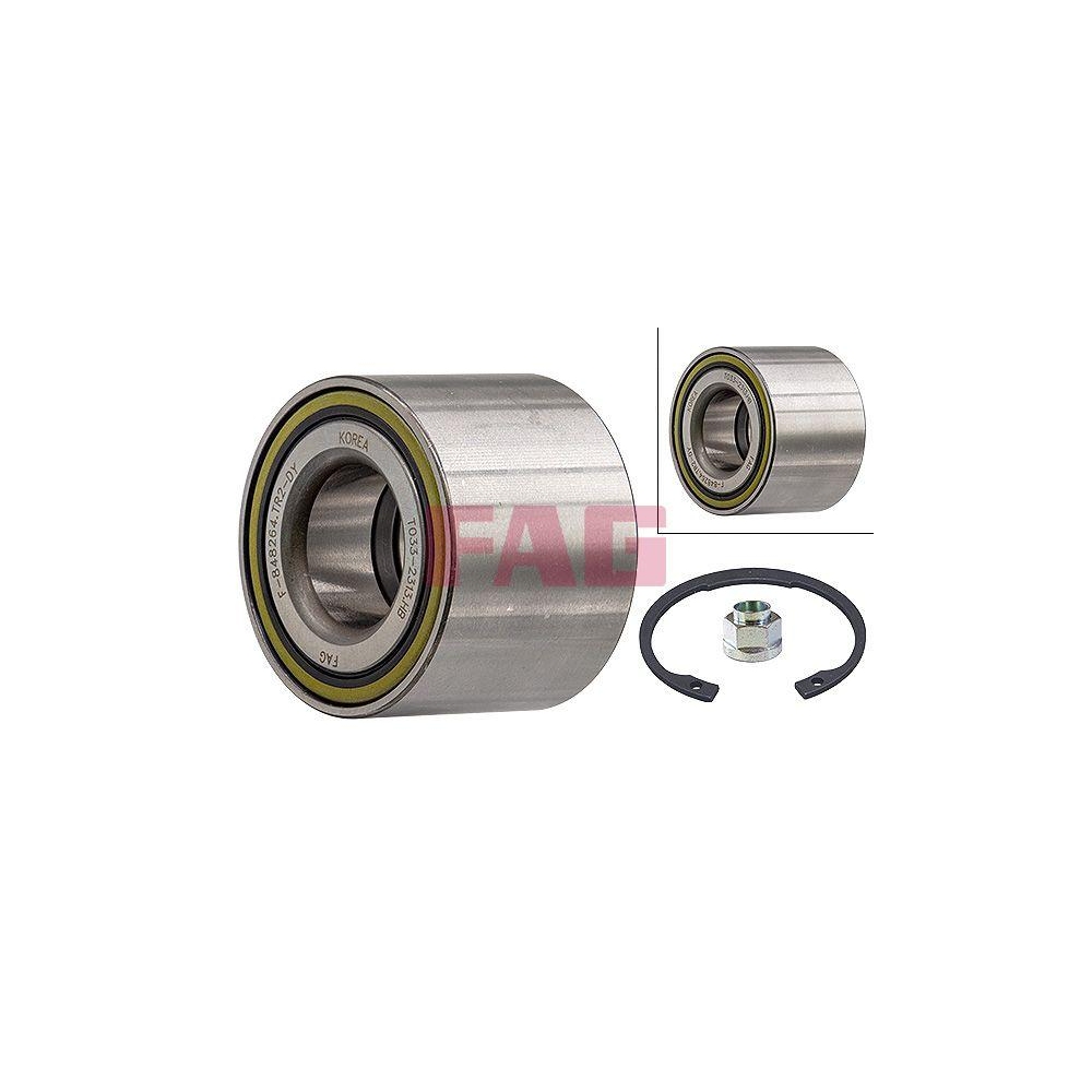 Radlagersatz Schaeffler FAG 713 6448 00 f&uuml;r CHEVROLET DAEWOO, Hinterachse