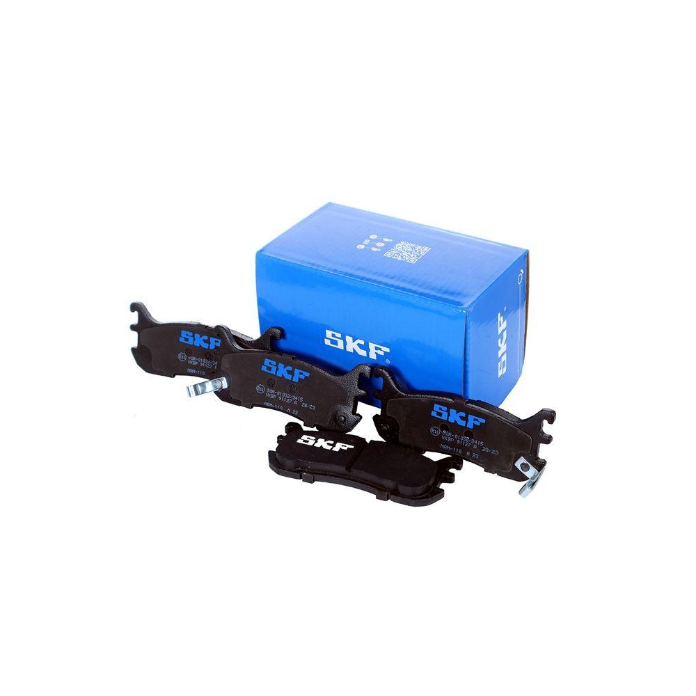 Bremsbelagsatz, Scheibenbremse SKF VKBP 91127 A f&uuml;r MAZDA, Hinterachse