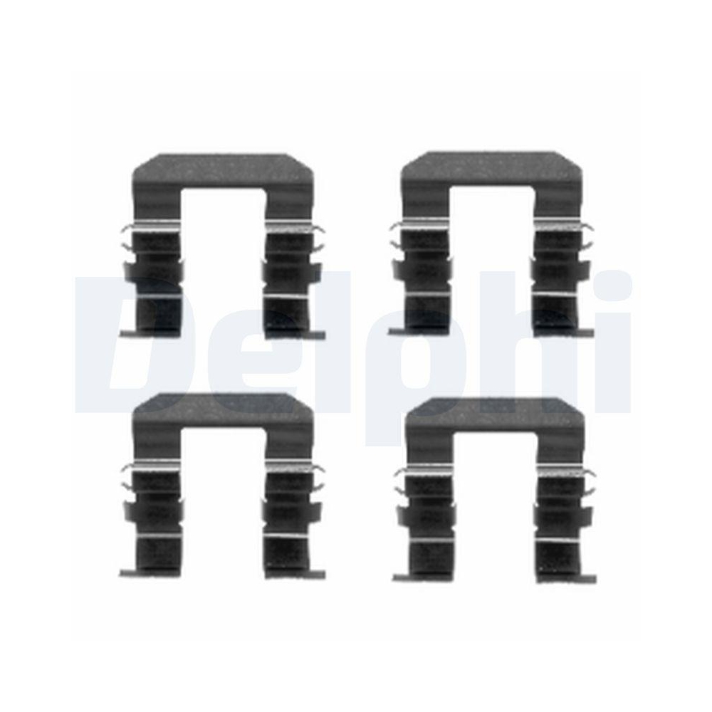 DELPHI LX0460 Zubeh&ouml;rsatz, Scheibenbremsbelag f&uuml;r, Hinterachse