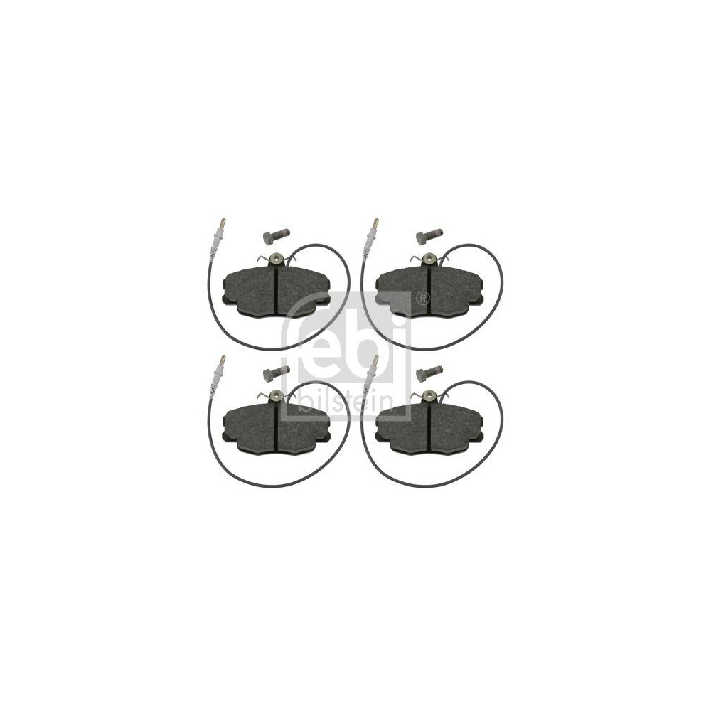 FEBI BILSTEIN Bremsbelagsatz, Scheibenbremse 16369 f&uuml;r CITRO&Euml;N, Vorderachse