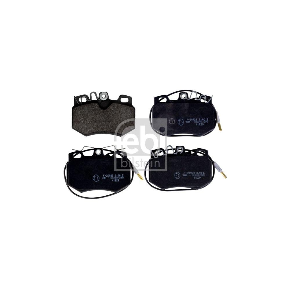 FEBI BILSTEIN Bremsbelagsatz, Scheibenbremse 116034 f&uuml;r CITRO&Euml;N, Vorderachse