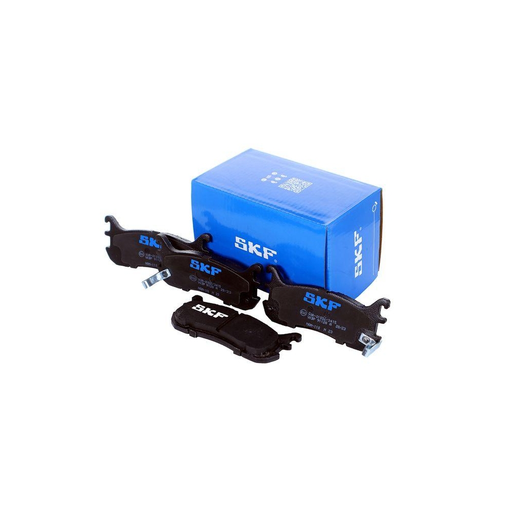 Bremsbelagsatz, Scheibenbremse SKF VKBP 91128 A f&uuml;r MAZDA, Hinterachse
