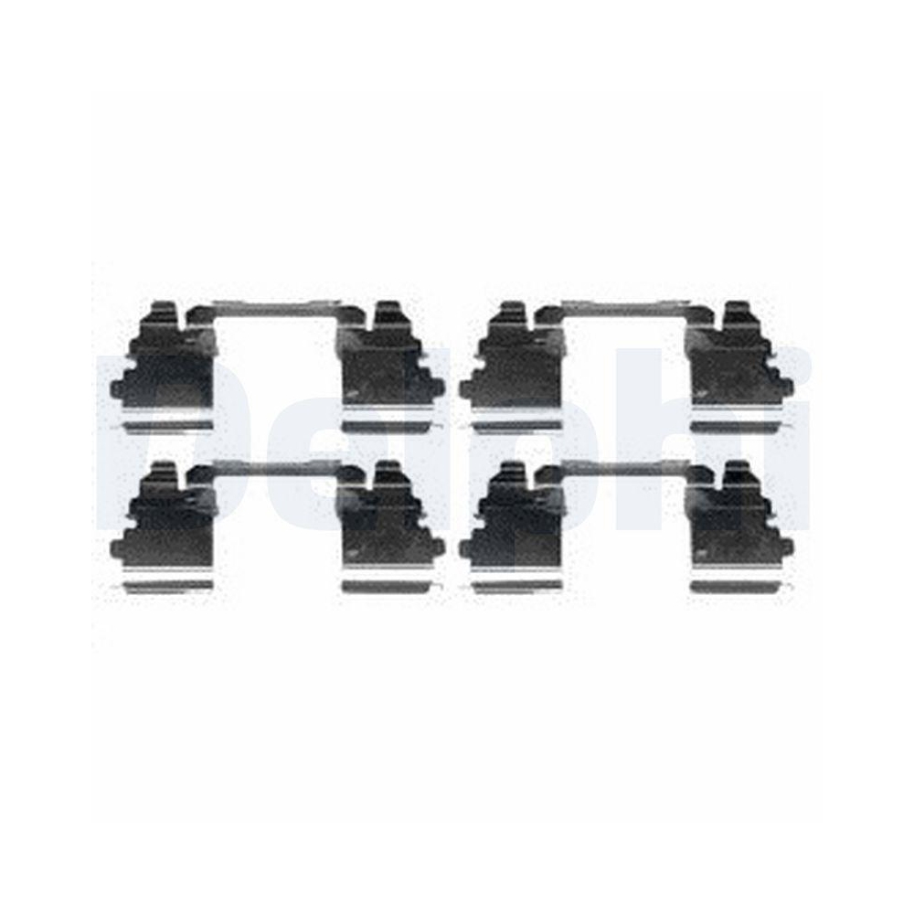 DELPHI LX0572 Zubeh&ouml;rsatz, Scheibenbremsbelag f&uuml;r, Vorderachse