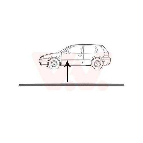 VAN WEZEL 5888427 Zier-/Schutzleiste, T&uuml;r f&uuml;r VW, vorne links