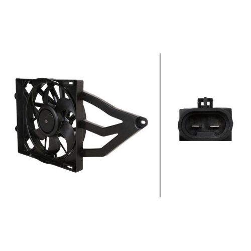 HELLA 8EW 366 421-231 L&uuml;fter, Motork&uuml;hlung f&uuml;r FIAT