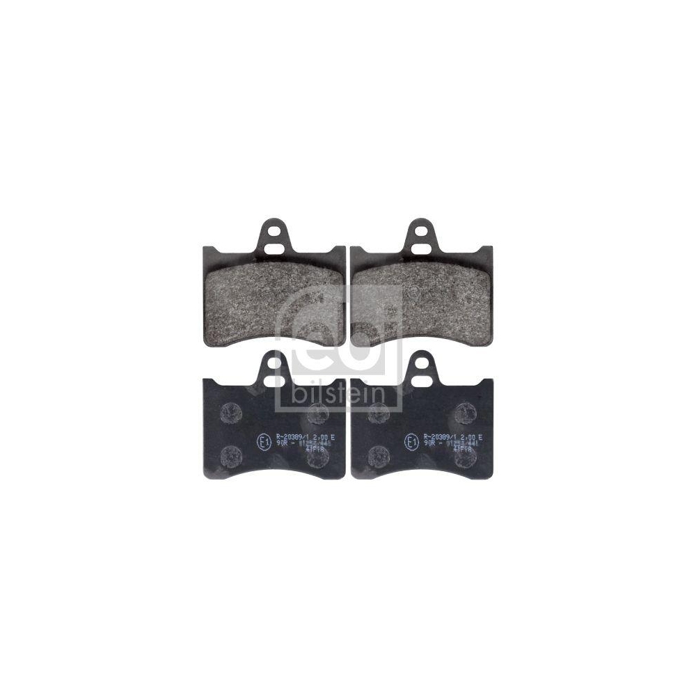 FEBI BILSTEIN Bremsbelagsatz, Scheibenbremse 116036 f&uuml;r CITRO&Euml;N, Hinterachse