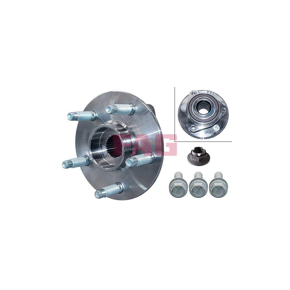 Radlagersatz Schaeffler FAG 713 6449 30 f&uuml;r OPEL SAAB VAUXHALL CHEVROLET