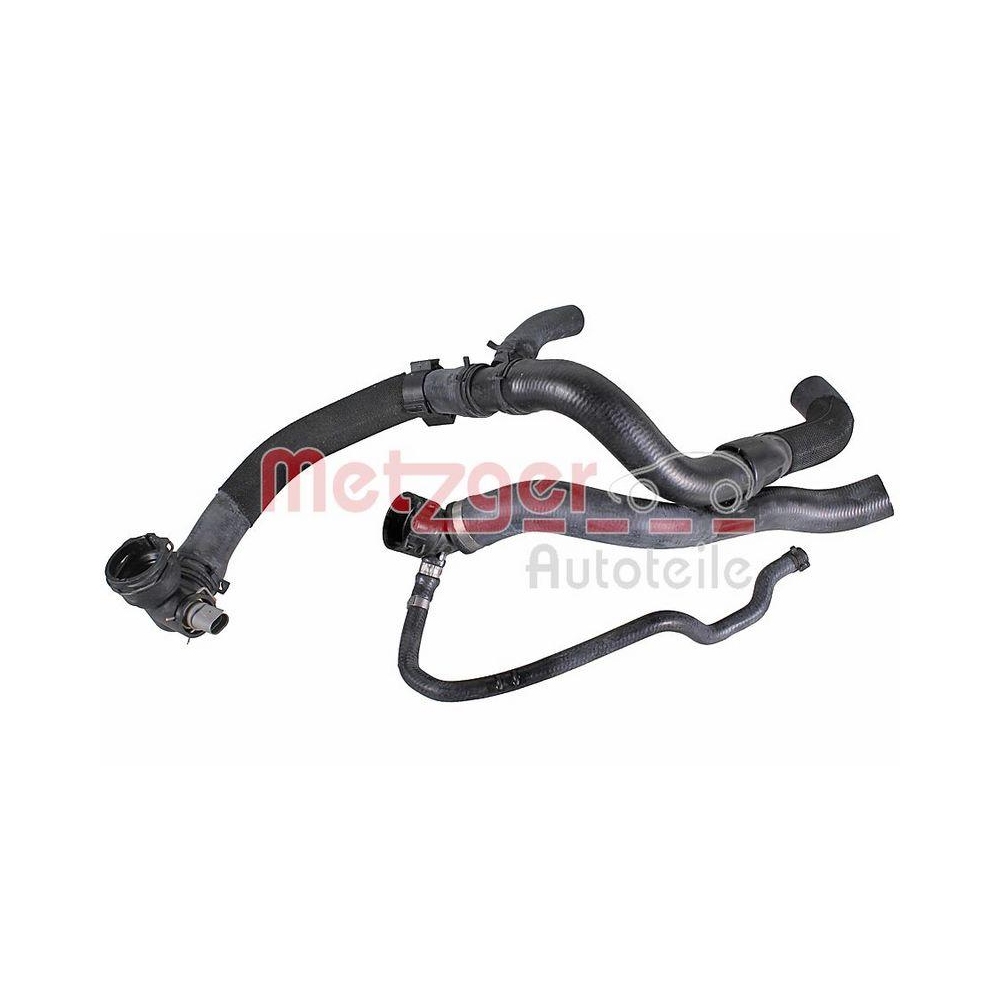 K&uuml;hlerschlauch METZGER 2421663 f&uuml;r AUDI SEAT SKODA VW, links oben, links unten