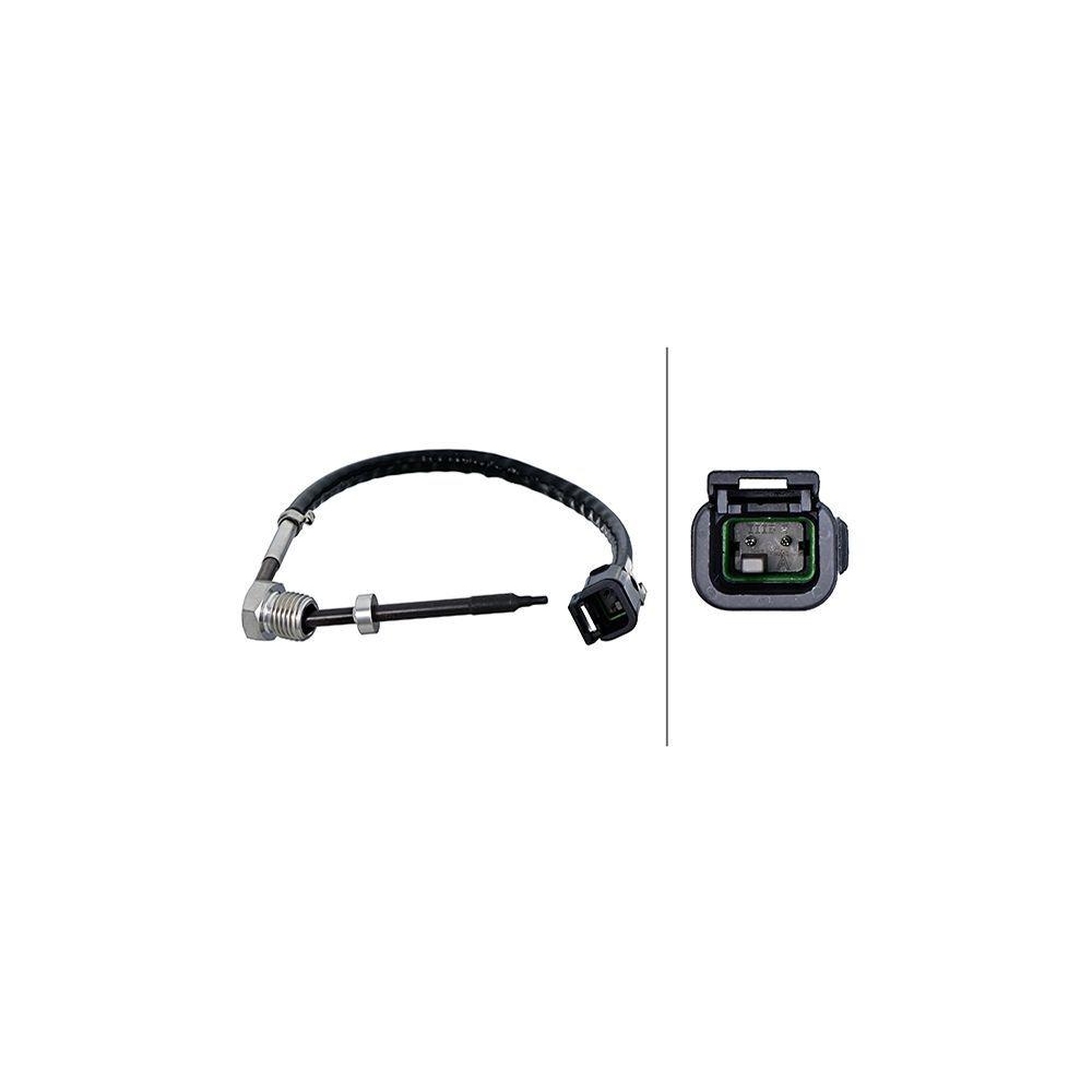 HELLA Sensor, Abgastemperatur 6PT 358 181-801 für VOLVO RENAULT TRUCKS