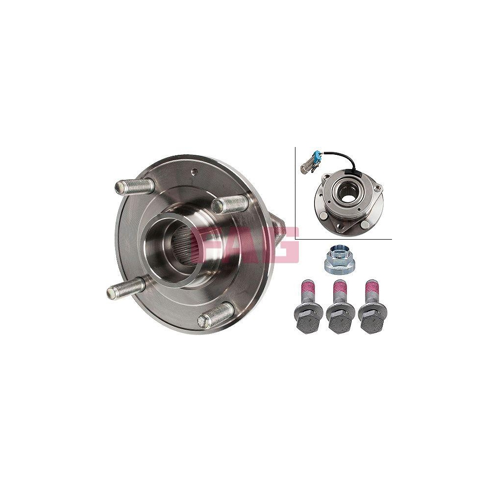 Radlagersatz Schaeffler FAG 713 6449 80 f&uuml;r CHEVROLET DAEWOO, Vorderachse