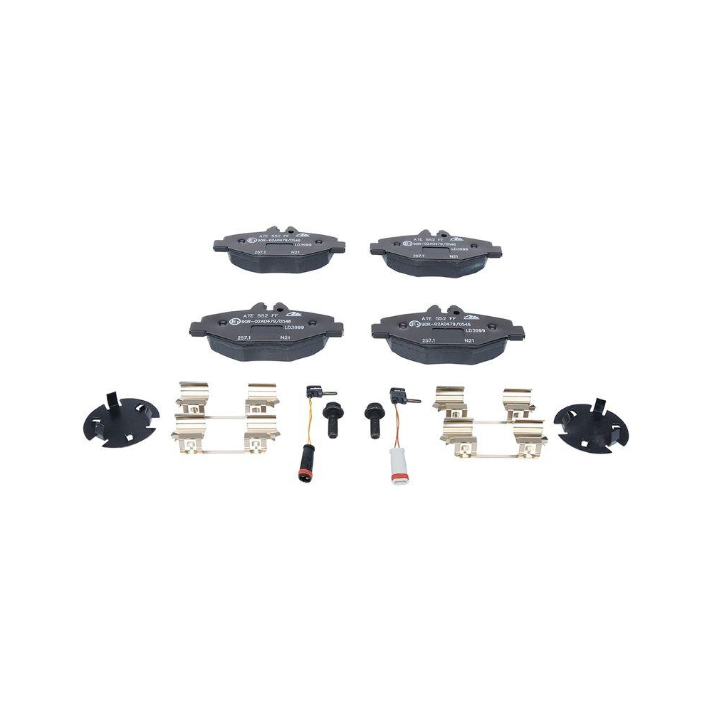 Bremsbelagsatz, Scheibenbremse ATE 13.0470-3999.2 ATE Ceramic für MERCEDES-BENZ