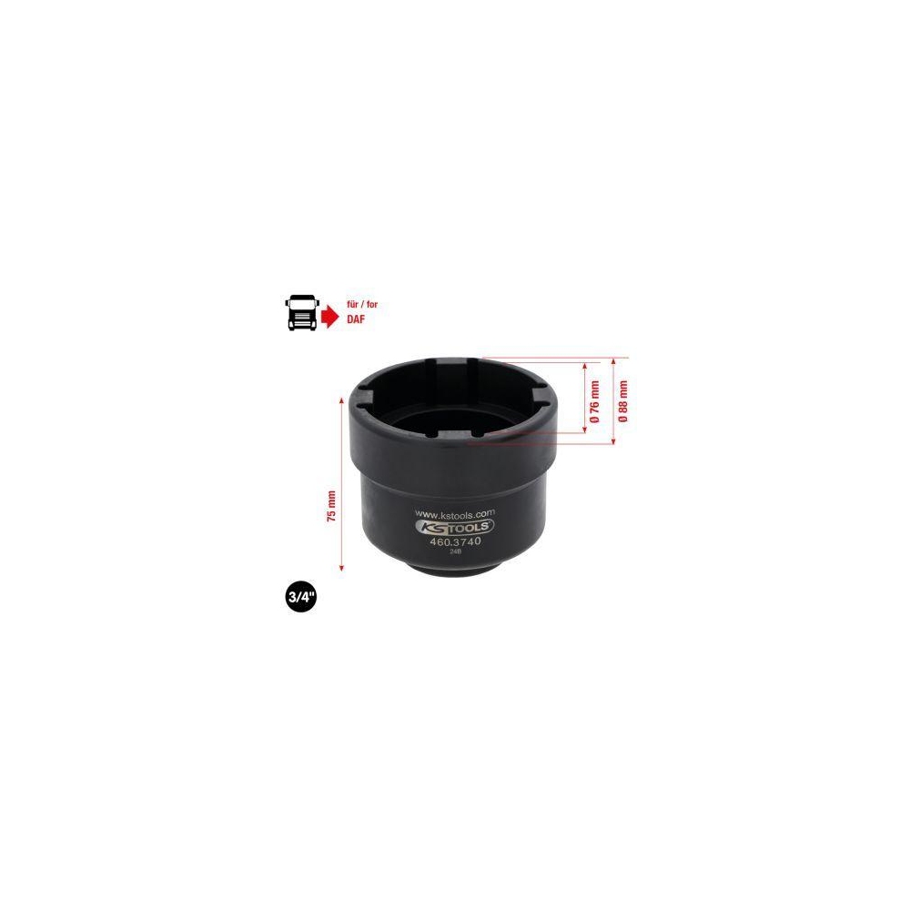 Nutmutternschlüssel KS TOOLS 460.3740 für