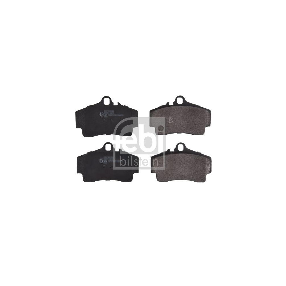 FEBI BILSTEIN Bremsbelagsatz, Scheibenbremse 16521 f&uuml;r PORSCHE, Hinterachse