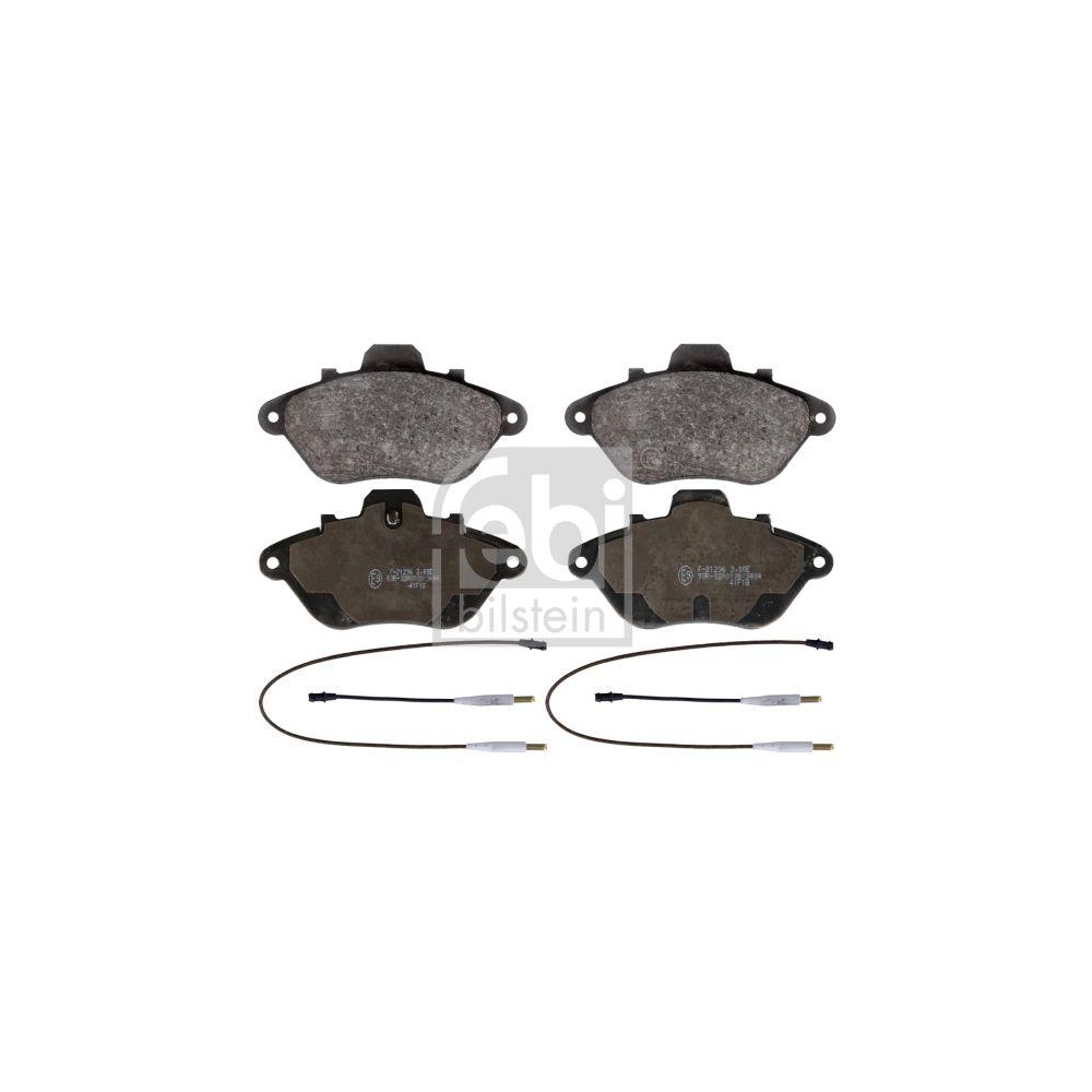 FEBI BILSTEIN Bremsbelagsatz, Scheibenbremse 116039 f&uuml;r CITRO&Euml;N, Vorderachse