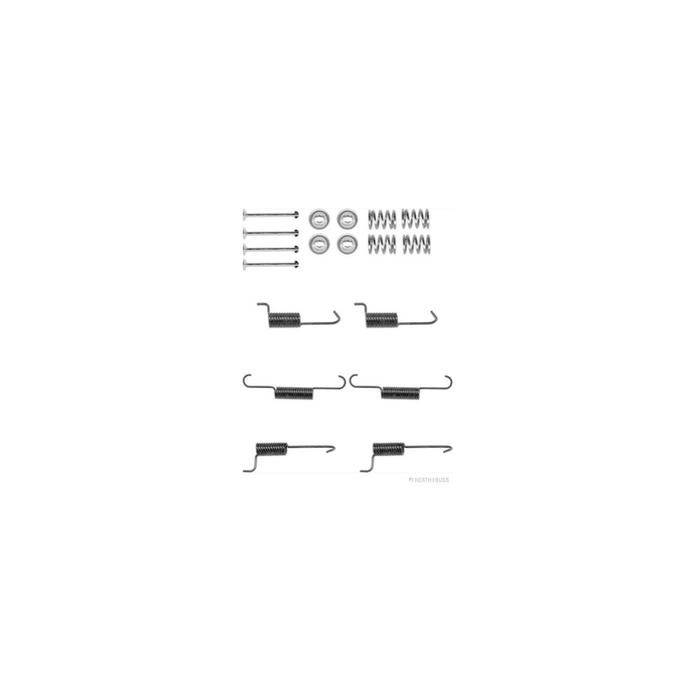 Zubeh&ouml;rsatz, Bremsbacken HERTH+BUSS JAKOPARTS J3560503 f&uuml;r, Hinterachse