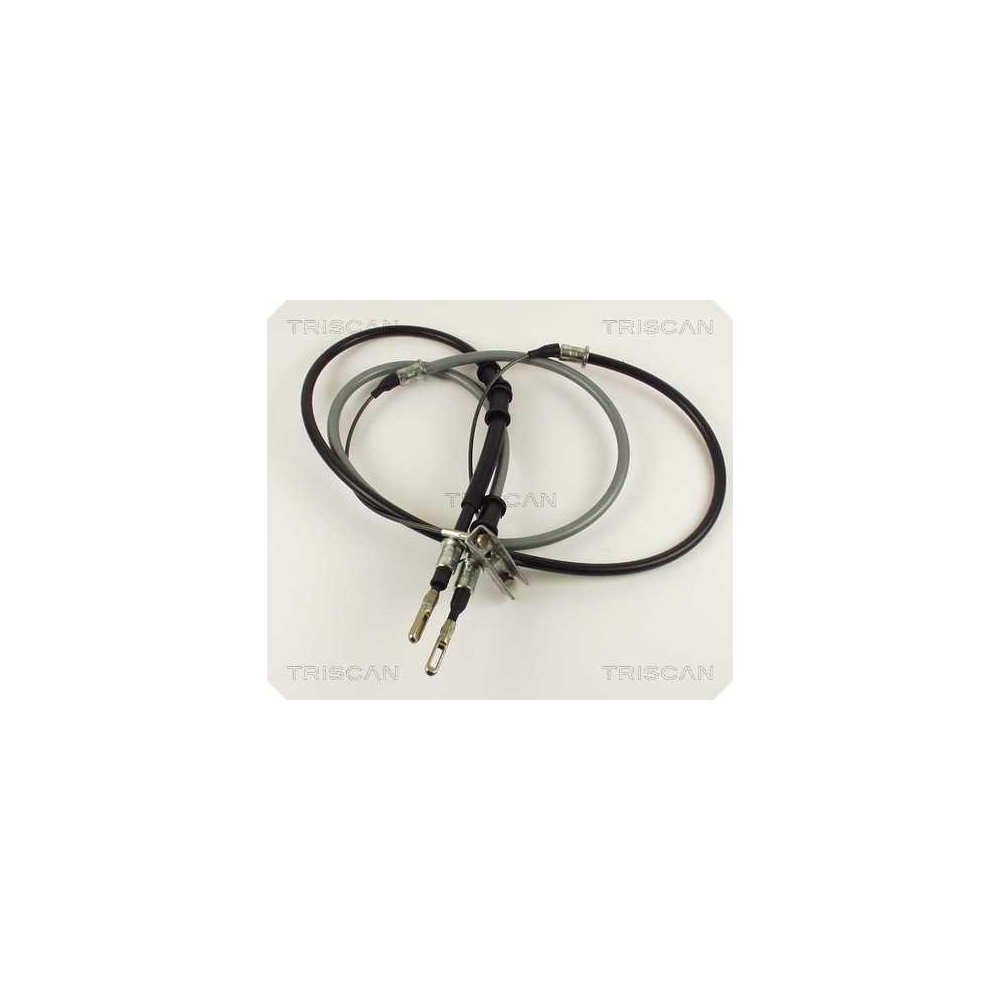 Seilzug, Feststellbremse TRISCAN 8140 24143 f&uuml;r OPEL VAUXHALL, hinten, links