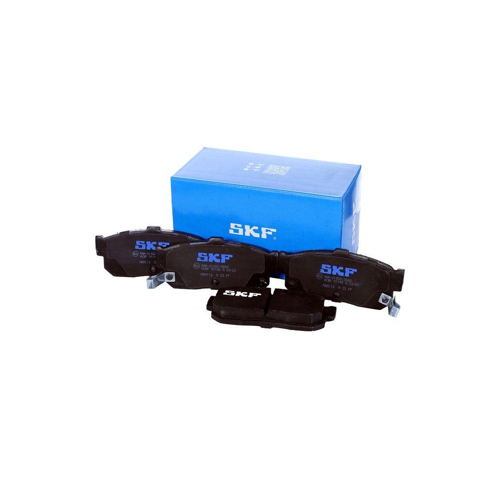 Bremsbelagsatz, Scheibenbremse SKF VKBP 91145 A f&uuml;r NISSAN INFINITI, Hinterachse