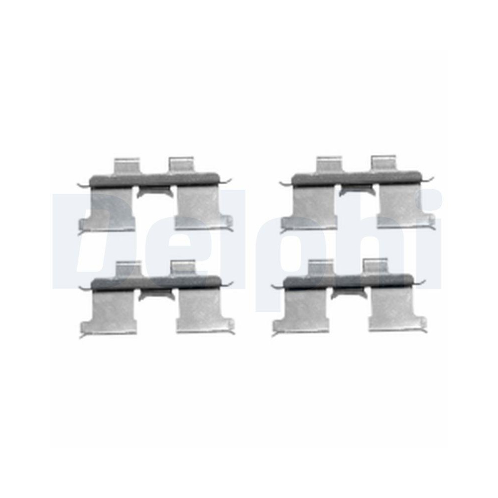 DELPHI LX0467 Zubeh&ouml;rsatz, Scheibenbremsbelag f&uuml;r, Hinterachse