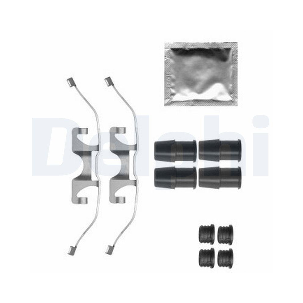 DELPHI LX0577 Zubeh&ouml;rsatz, Scheibenbremsbelag f&uuml;r, Vorderachse