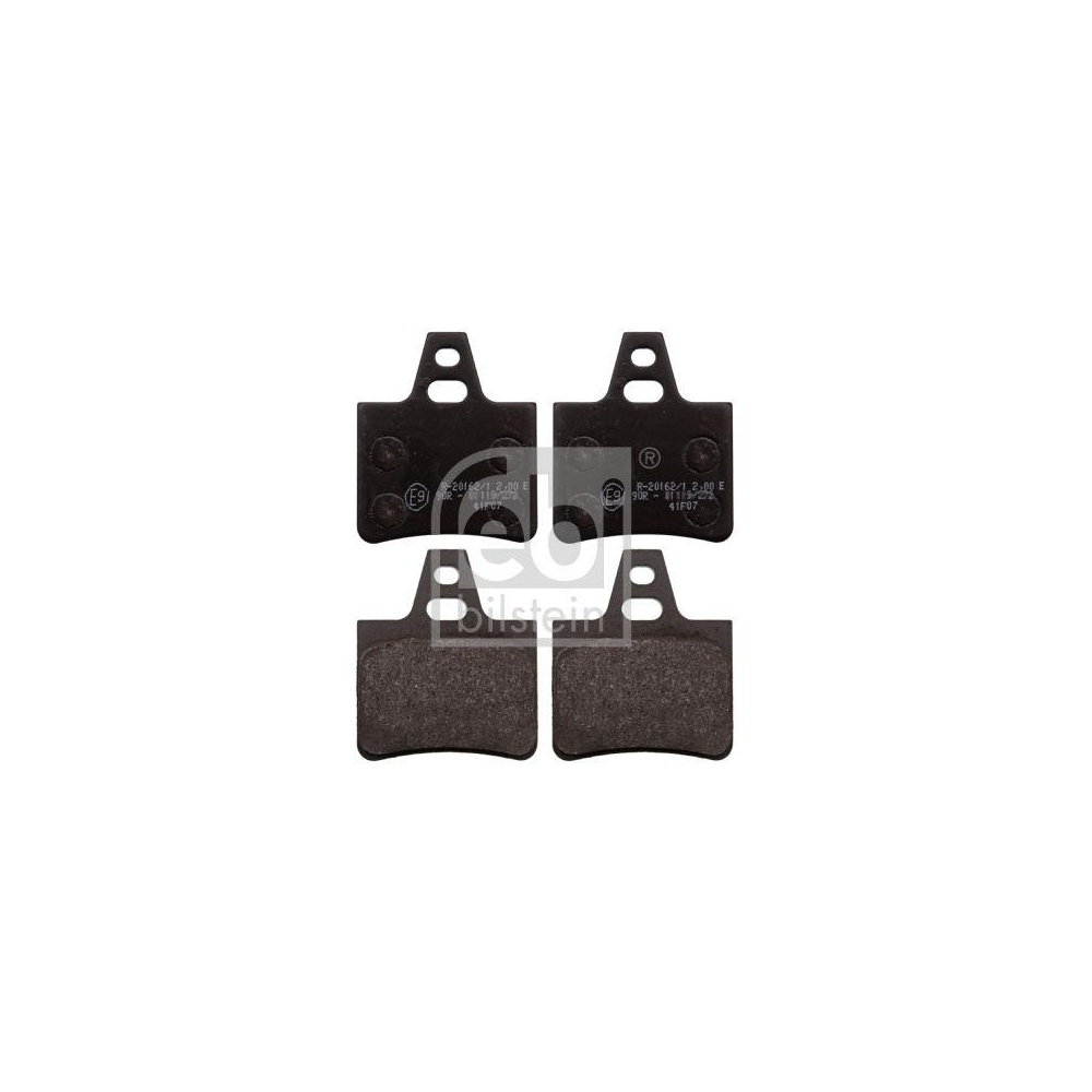 FEBI BILSTEIN Bremsbelagsatz, Scheibenbremse 116040 f&uuml;r CITRO&Euml;N, Hinterachse