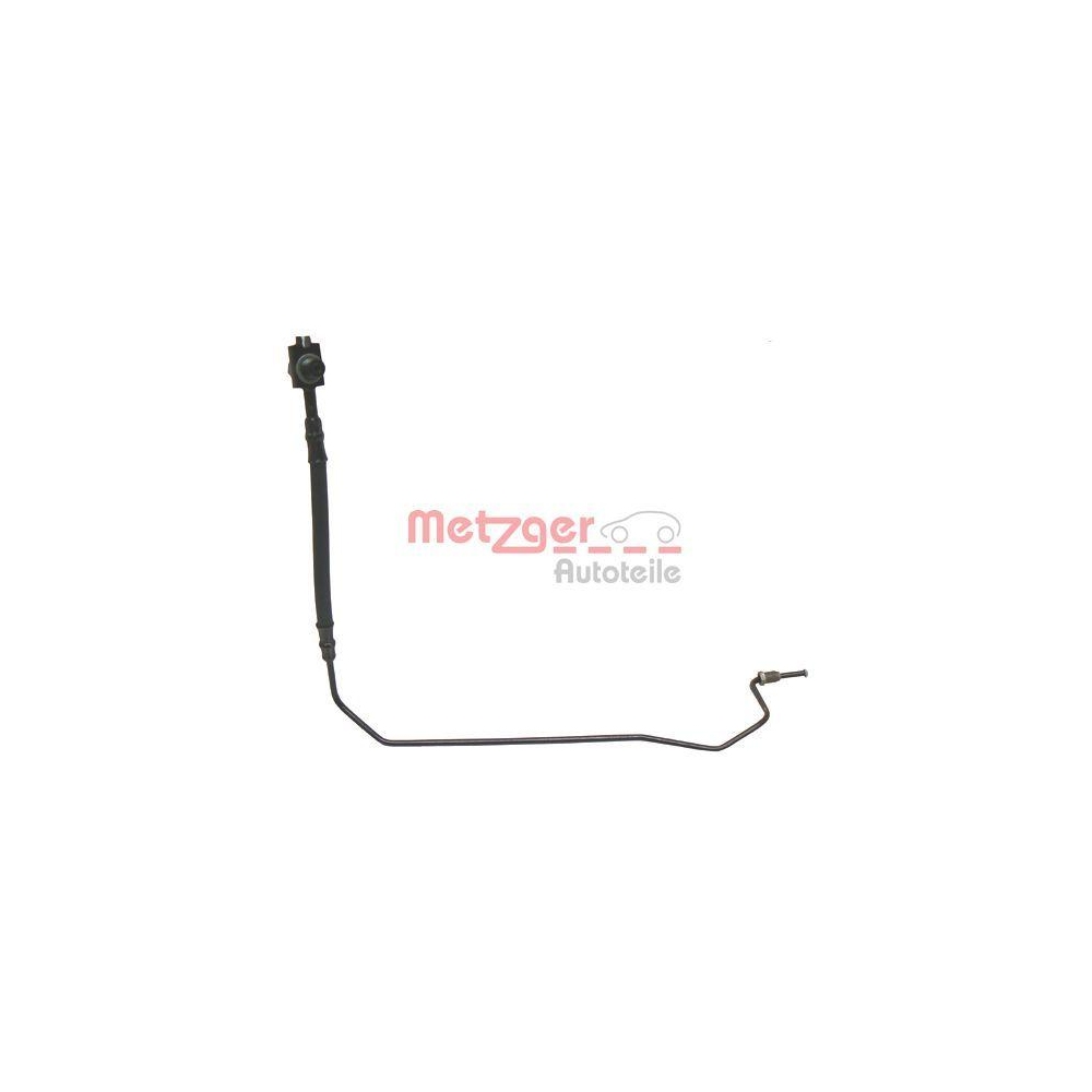 Bremsschlauch METZGER 4119357 f&uuml;r VAG, Hinterachse rechts, am Bremssattel