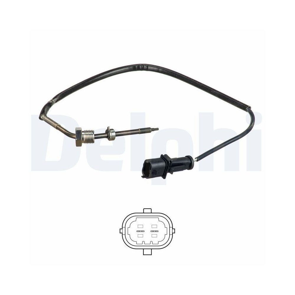 DELPHI TS30138 Sensor, Abgastemperatur f&uuml;r FIAT