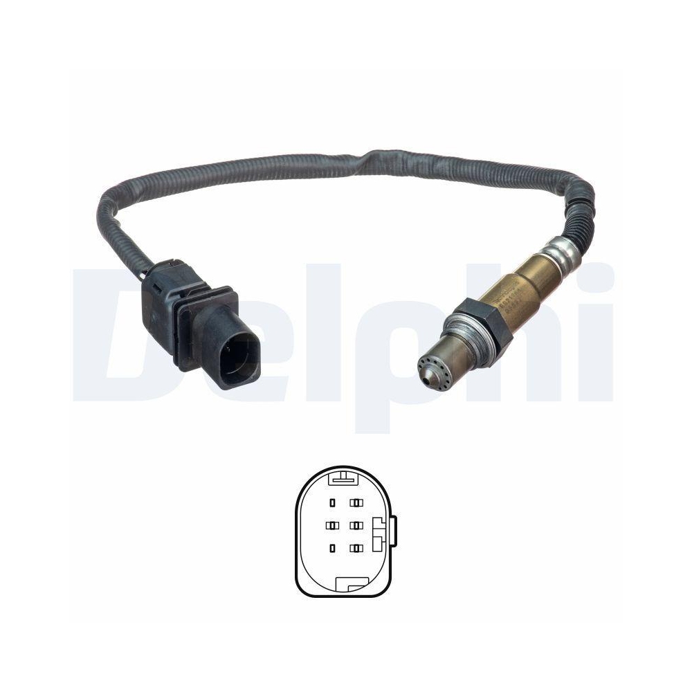 DELPHI ES21264-12B1 Lambdasonde für CITROËN PEUGEOT DS, vor Katalysator