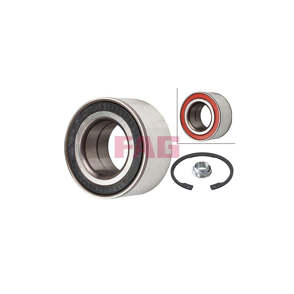 Radlagersatz Schaeffler FAG 713 6492 80 f&uuml;r BMW, Hinterachse, Vorderachse