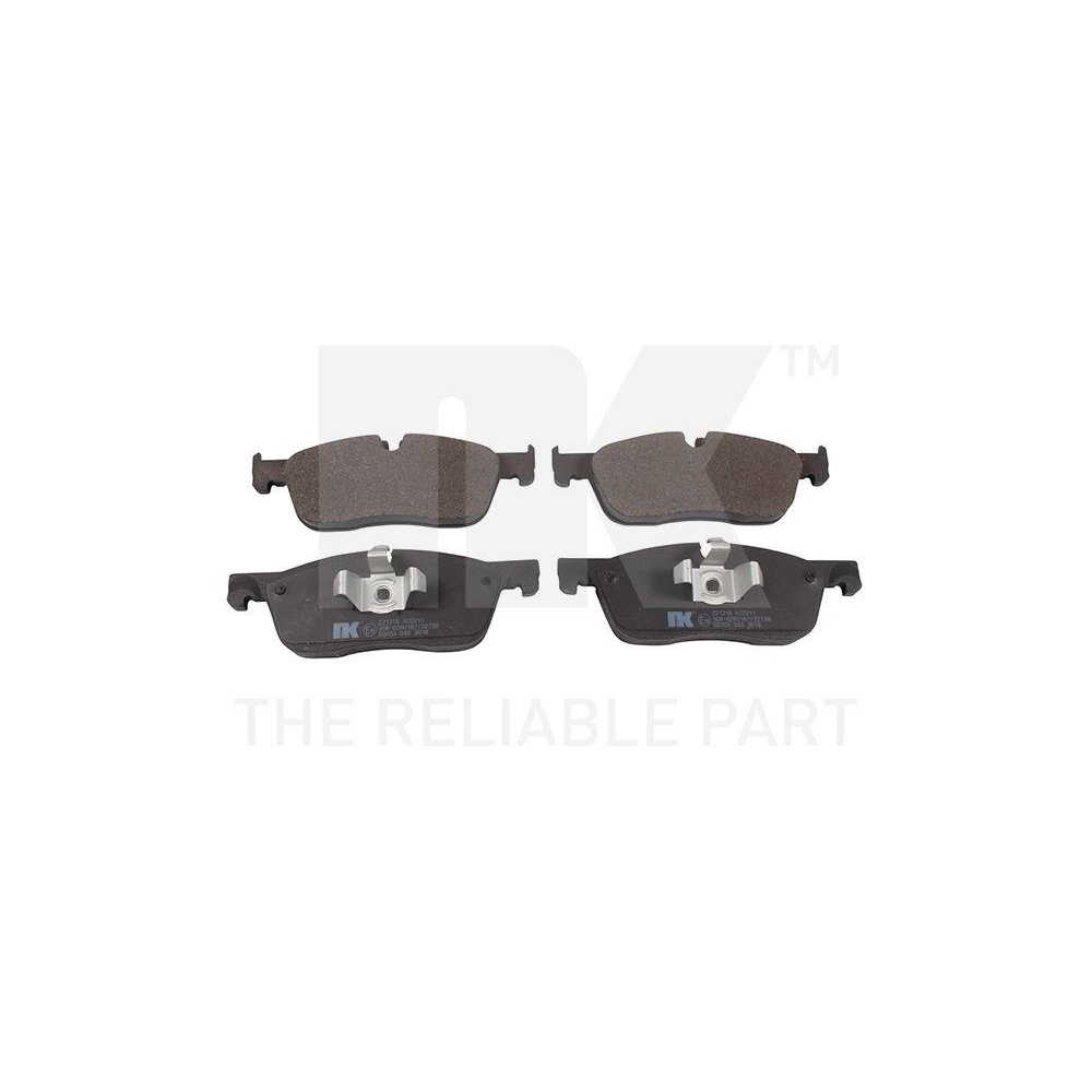 Bremsbelagsatz, Scheibenbremse NK 221218 für JAGUAR LAND ROVER, Vorderachse