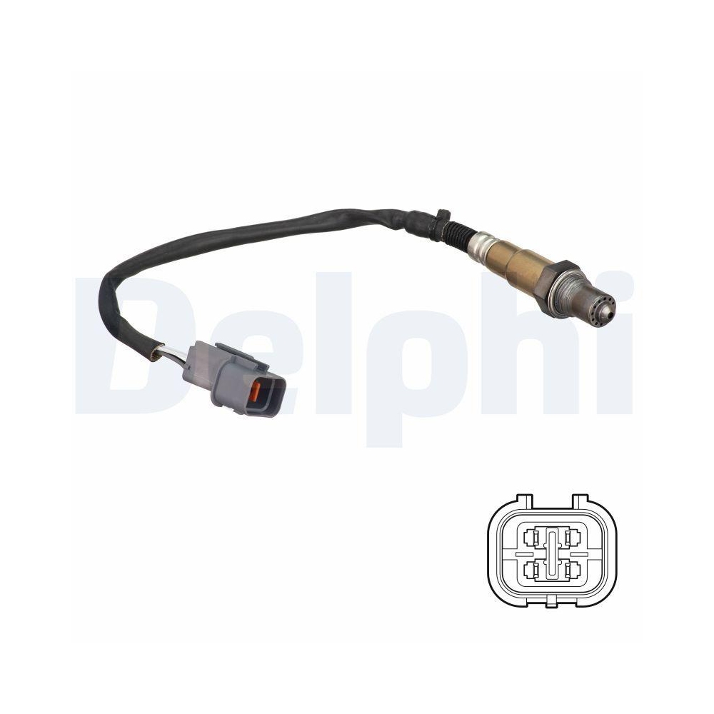 DELPHI ES21265-12B1 Lambdasonde f&uuml;r HYUNDAI, nach Katalysator