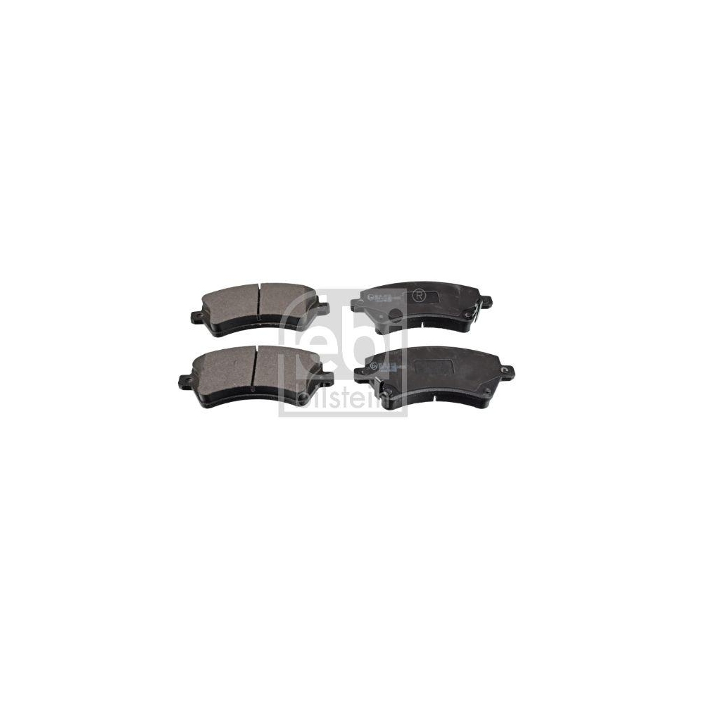 FEBI BILSTEIN Bremsbelagsatz, Scheibenbremse 16539 f&uuml;r TOYOTA, Vorderachse