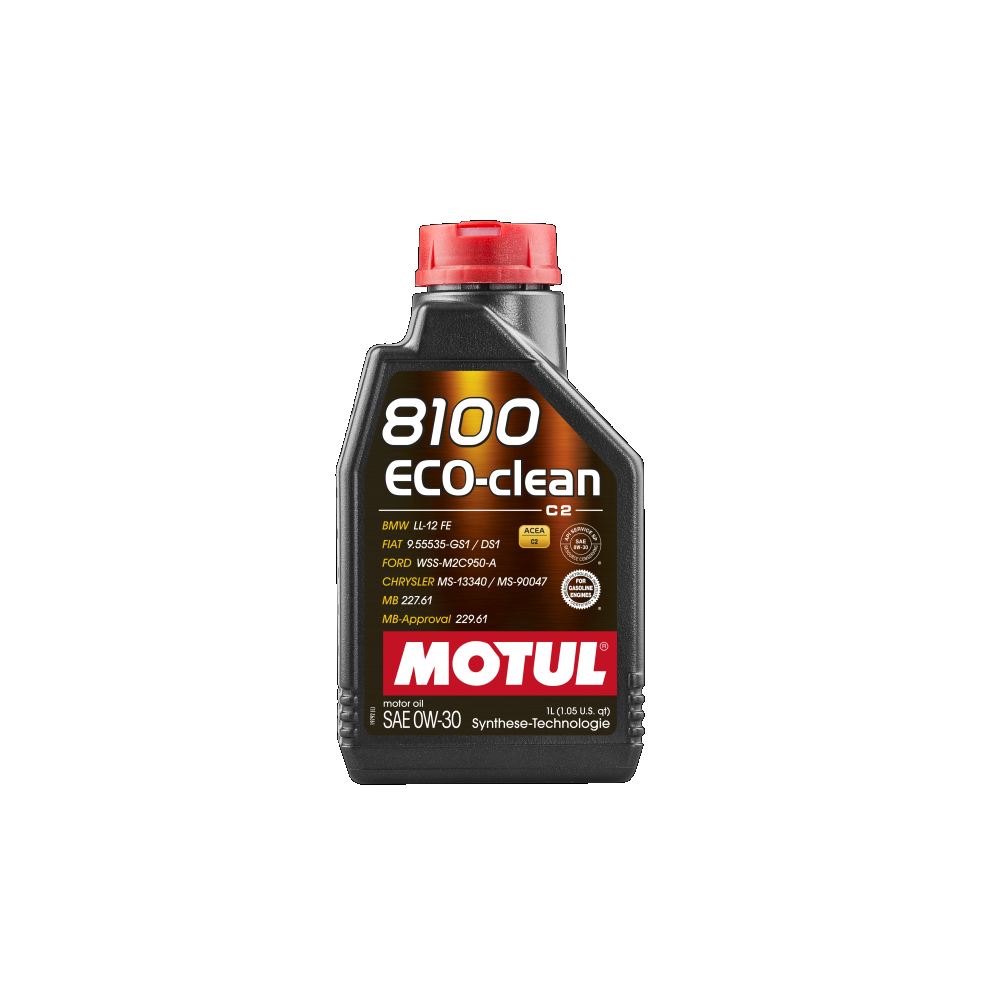 Motoröl MOTUL 109671 8100 ECO-CLEAN 0W-30 für