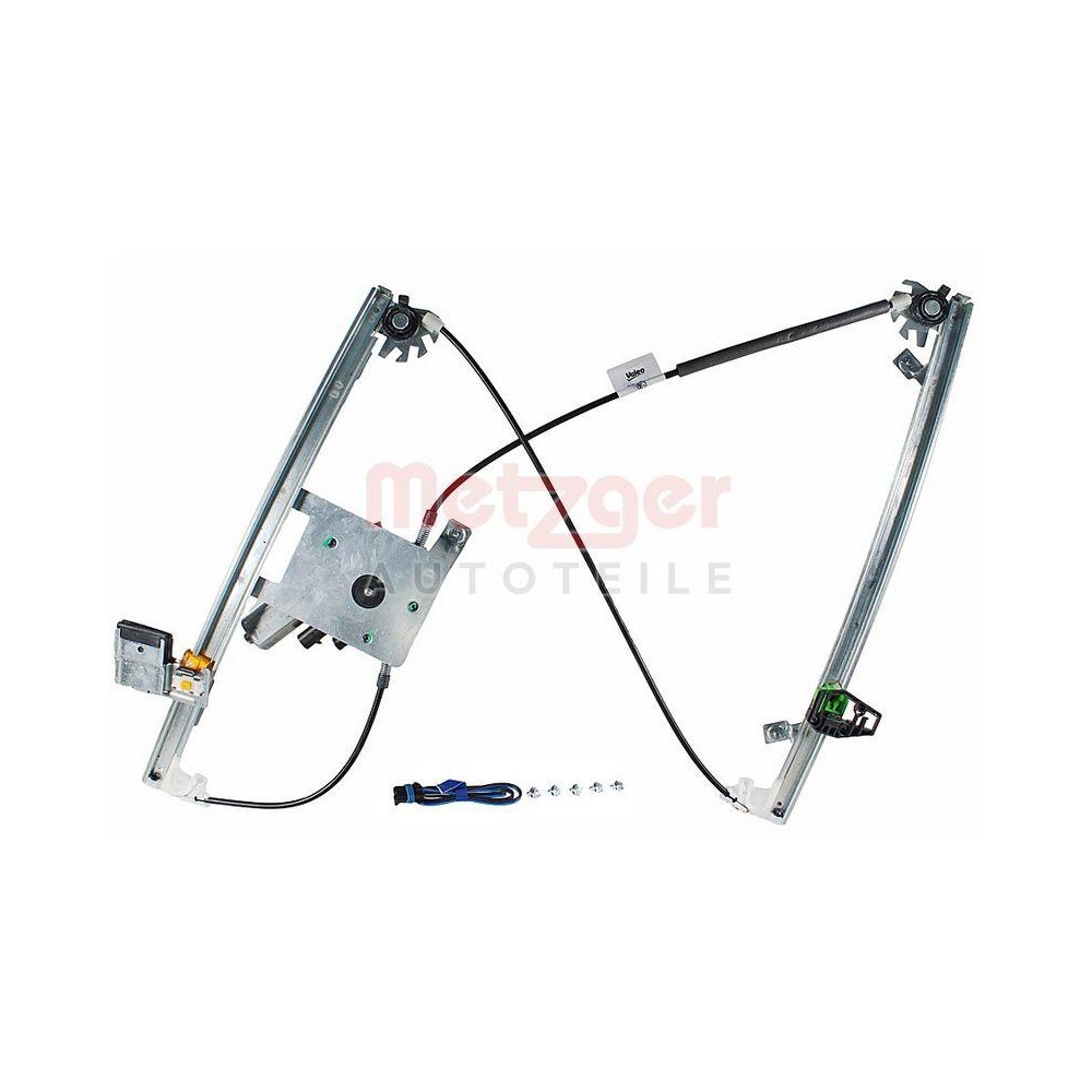 Fensterheber METZGER 2160557 ORIGINAL ERSATZTEIL f&uuml;r PEUGEOT, vorne links