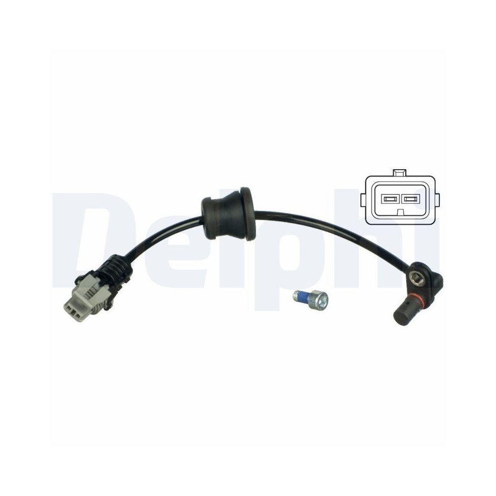 DELPHI SS20318 Sensor, Raddrehzahl f&uuml;r OPEL VAUXHALL CHEVROLET GENERAL MOTORS