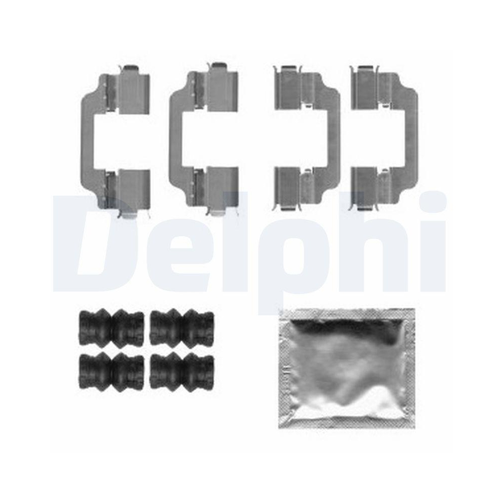 DELPHI LX0580 Zubeh&ouml;rsatz, Scheibenbremsbelag f&uuml;r, Vorderachse