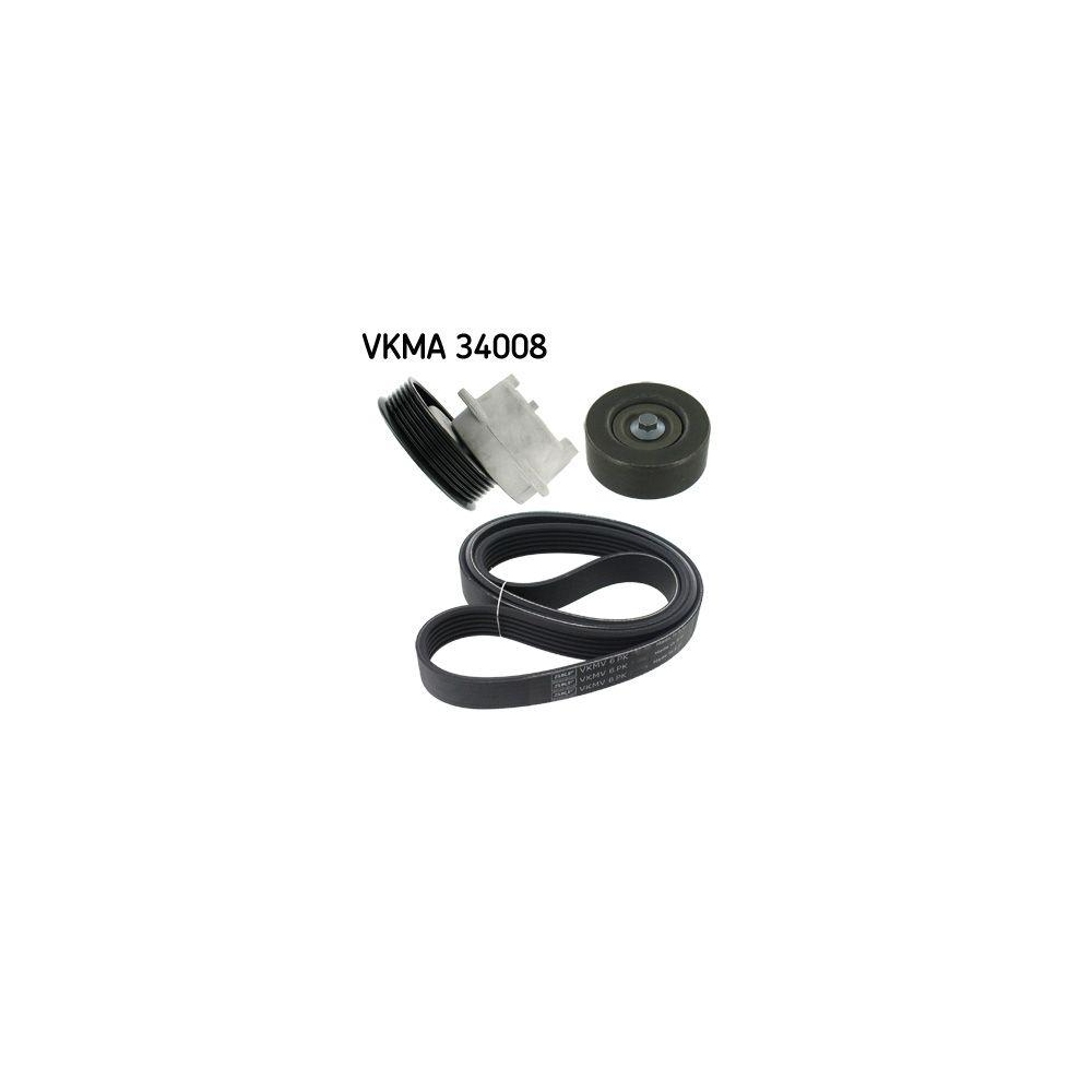 Keilrippenriemensatz SKF VKMA 34008 f&uuml;r AUDI FORD MAZDA PORSCHE SAAB TOYOTA