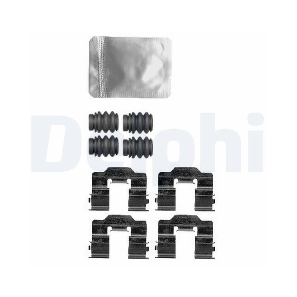 DELPHI LX0581 Zubeh&ouml;rsatz, Scheibenbremsbelag f&uuml;r, Vorderachse