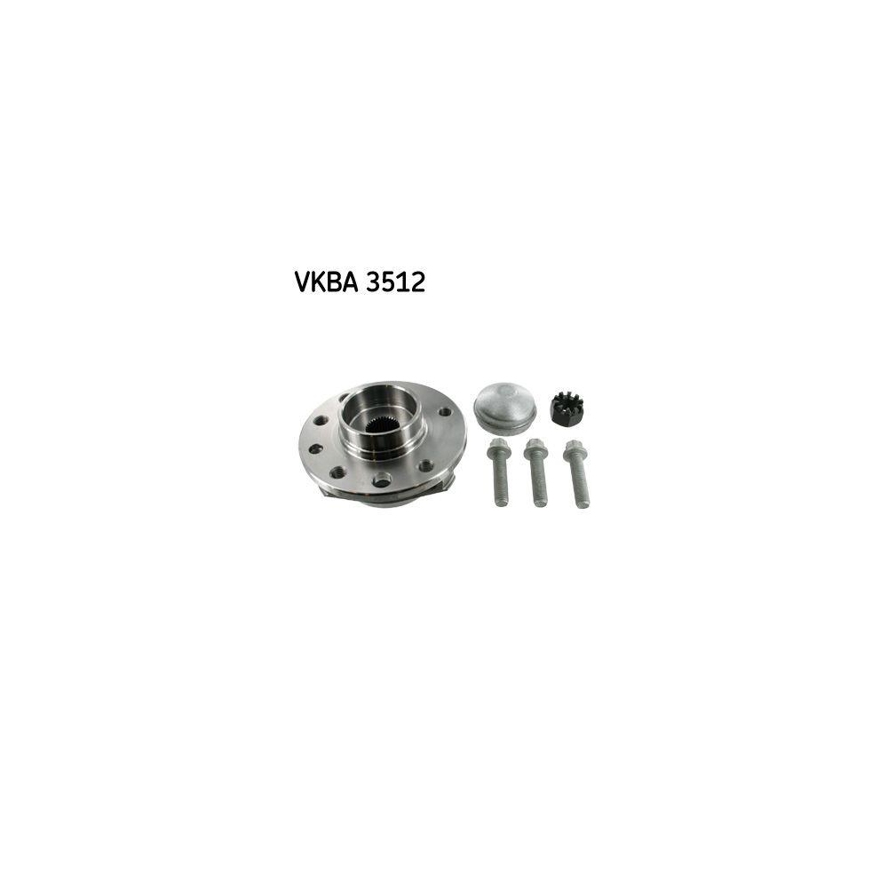 Radlagersatz SKF VKBA 3512 f&uuml;r OPEL VAUXHALL GENERAL MOTORS, Vorderachse