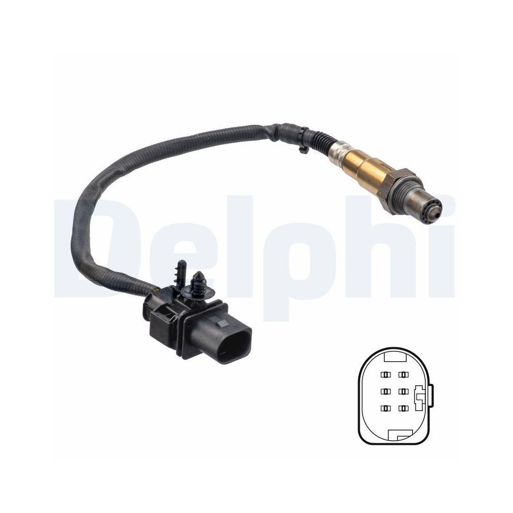 DELPHI ES21268-12B1 Lambdasonde f&uuml;r RENAULT, vor Katalysator